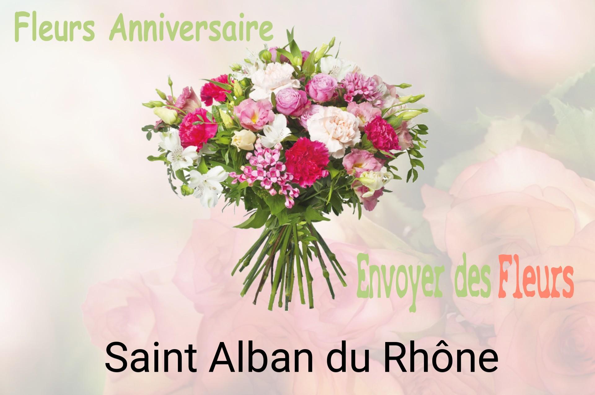 Bouquet de fleurs d’anniversaire livré à Saint-Alban-du-Rhône