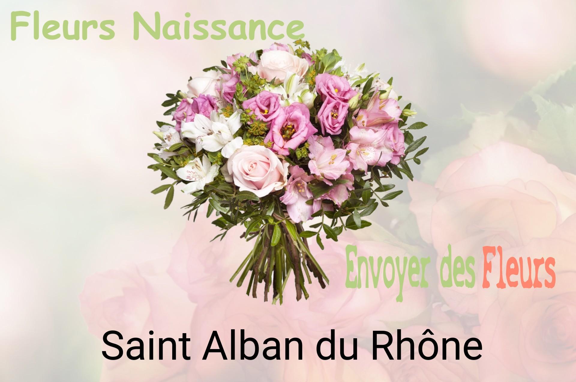 Bouquet de fleurs de naissance livré à Saint-Alban-du-Rhône